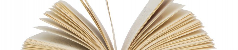 Isolated open book
